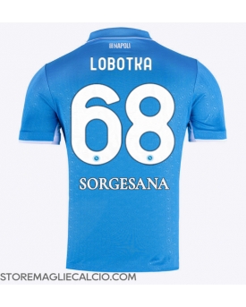 SSC Napoli Stanislav Lobotka #68 Maglia Gara Casa Repliche 2024-25 Maniche Corte